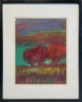 Red Trees by Sylvia Megerdichian
