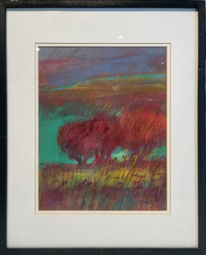 Red Trees by Sylvia Megerdichian