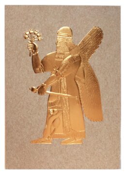 Assyrian Winged Divinity Note Card